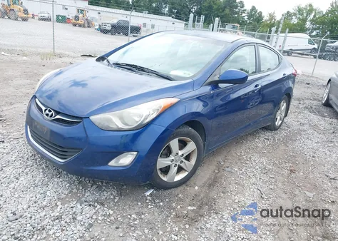 2013 Hyundai Elantra Gls из США, поврежденный, VIN KMHDH4AE8DU757699